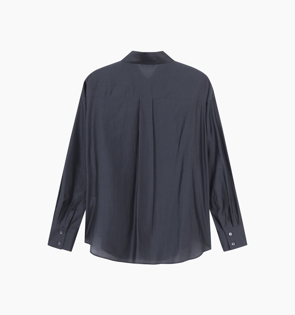 Camicia grigio scuro con tasche - sisley k camicie - Grigio Scuro | Sisley K image number 3